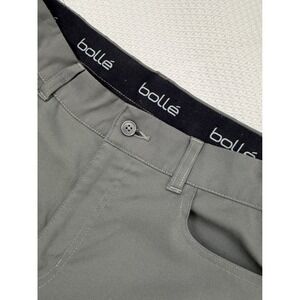 Bolle Dark Grey Performance Golf Pants Men 34x32 Tech 5-Pocket Straight Leg